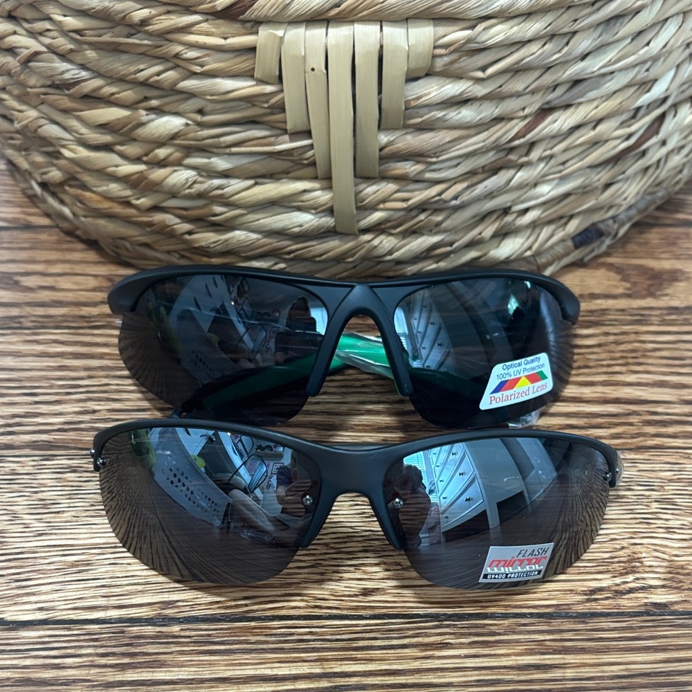 Men's Polarized Matte Black Sunglasses